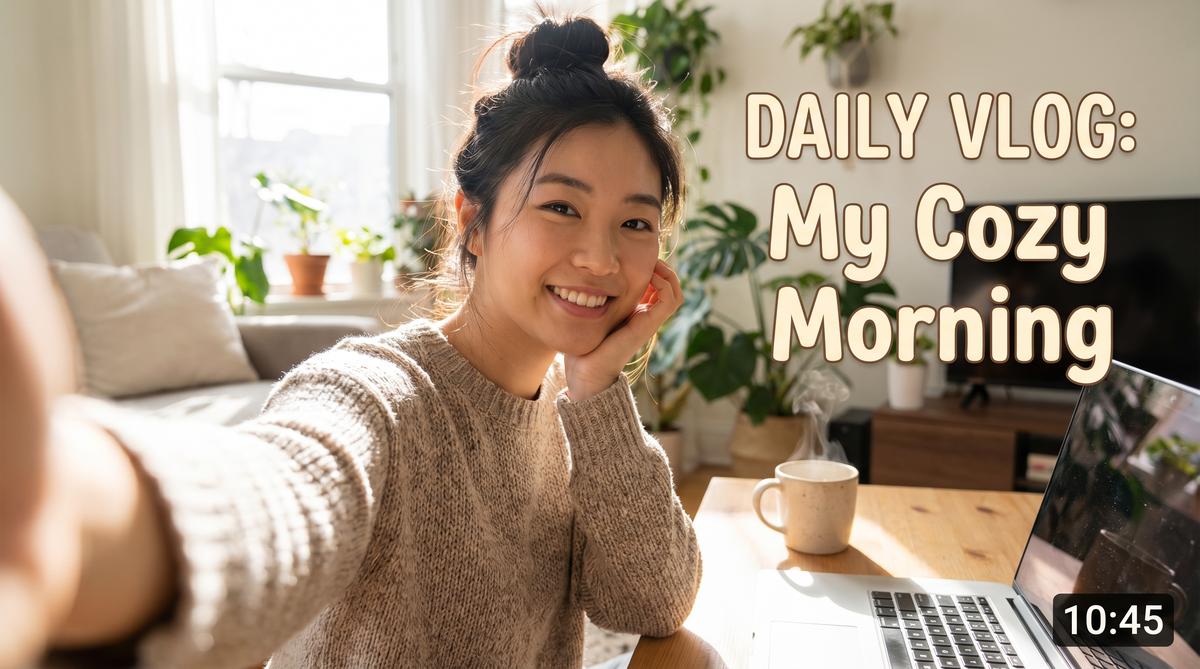 清纯学生妹日常VLOG视频